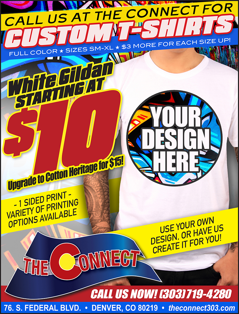 The Connect 10 dollar t-shirt sale
